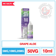 Just Juice - Bar Salt - Grape Aloe | Smokey Joes Vapes Co