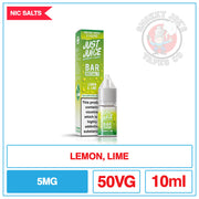 Just Juice - Bar Salt - Lemon And Lime | Smokey Joes Vapes Co