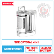 SKE Crystal 4 In 1 - Mixed Flavour - White Edition | Smokey Joes Vapes Co