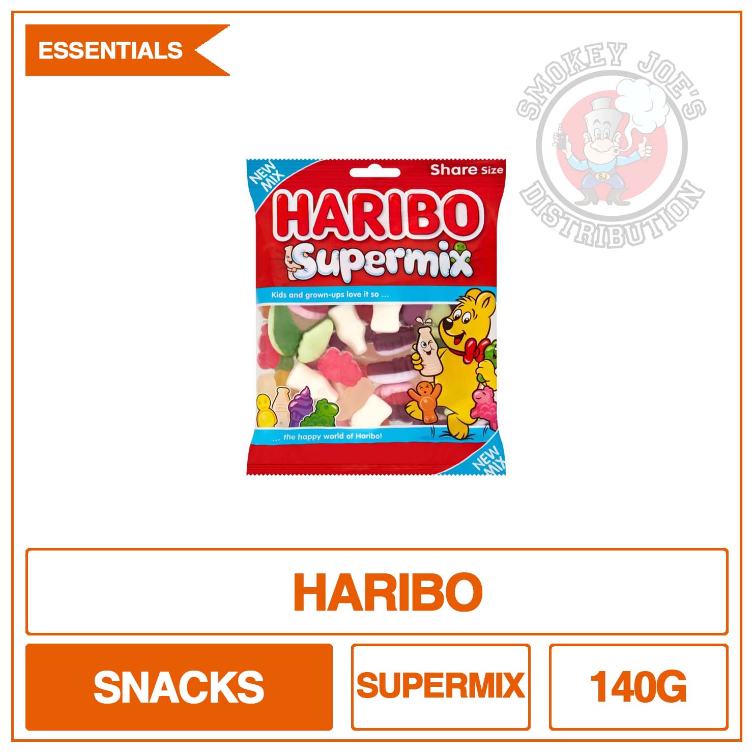 Haribo - Supermix - Share Bag - 140g | Smokey Joes Vapes Co