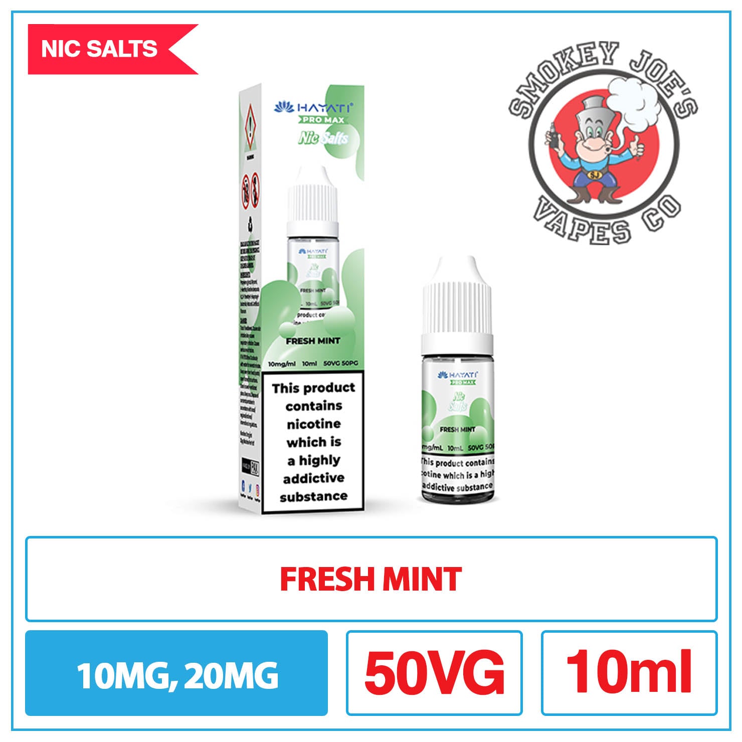 Hayati Pro Max - Nic salt - Fresh Mint | Smokey Joes Vapes Co Hayati Pro Max - Nic salt - Fresh Mint | Smokey Joes Vapes Co