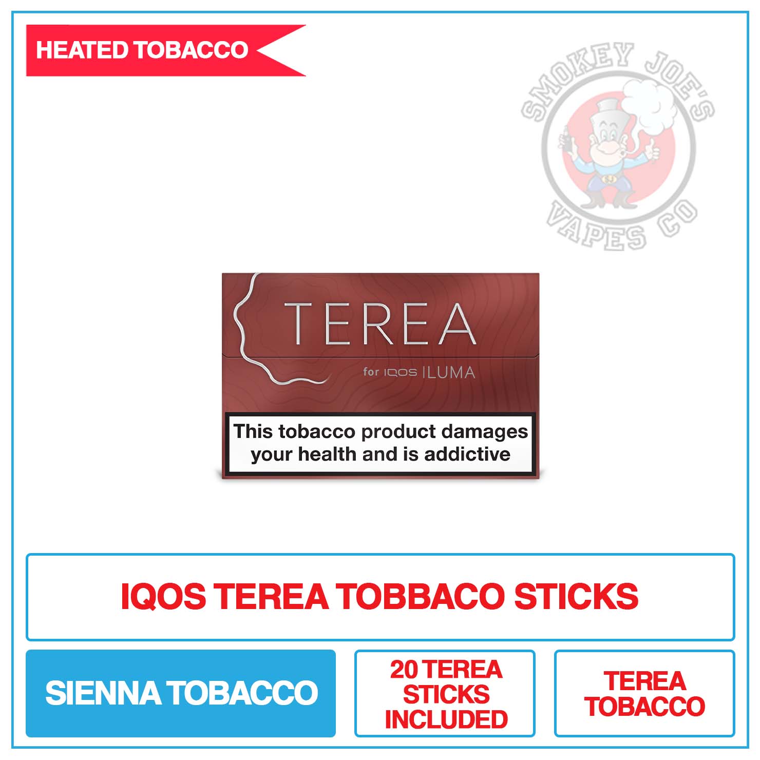 Terea - Sienna - Tobacco Sticks