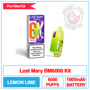 Lost Mary - BM6000 - Lemon Lime - Pre Filled Vape Kit