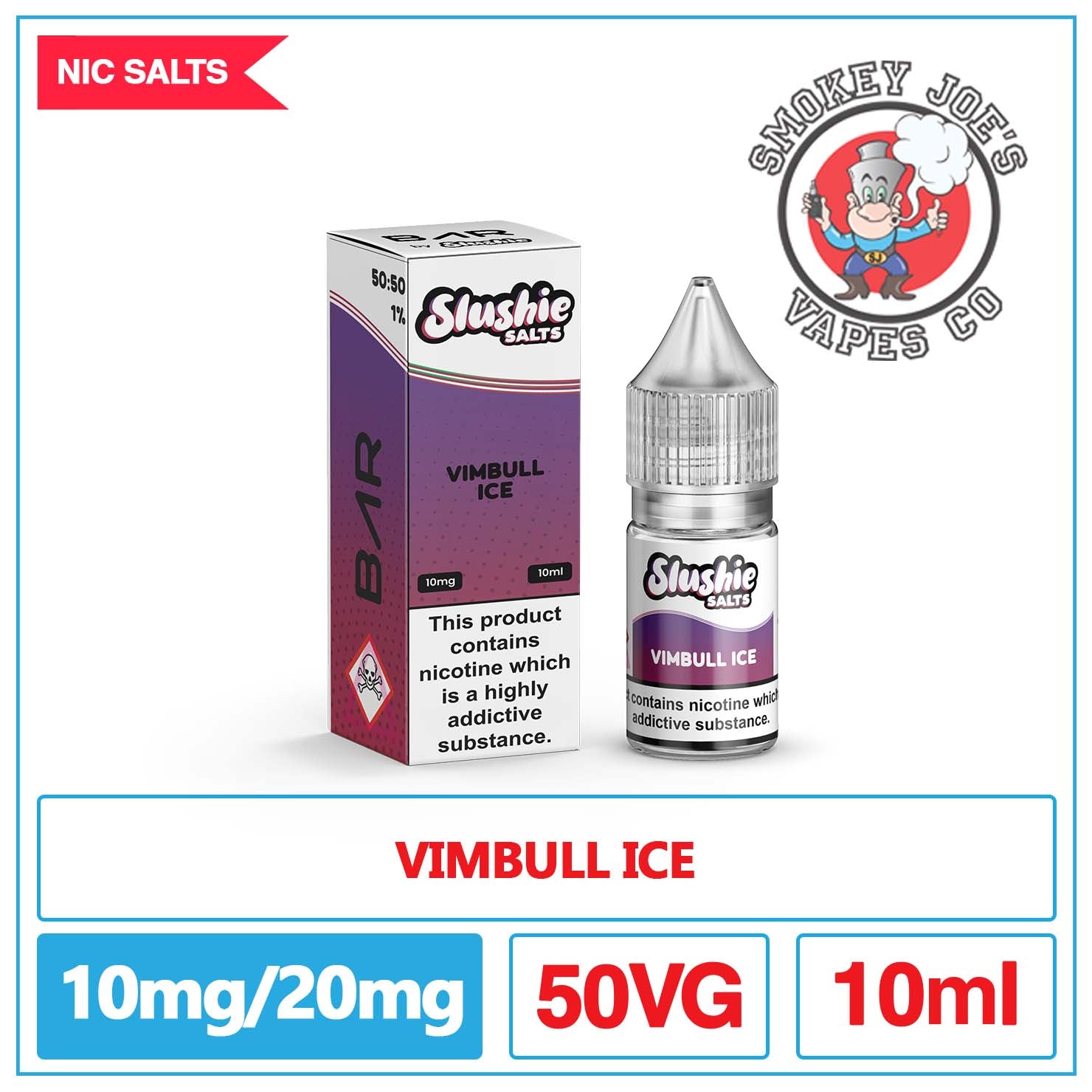 Slushie Bar Salts - Vimbull Ice | Smokey Joes Vapes Co Slushie Bar Salts - Vimbull Ice | Smokey Joes Vapes Co