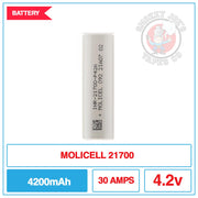Molicel - 21700 - Battery | Smokey Joes Vapes Co.
