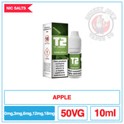 T2 - Nic Salt - Green Apple | Smokey Joes Vapes Co.