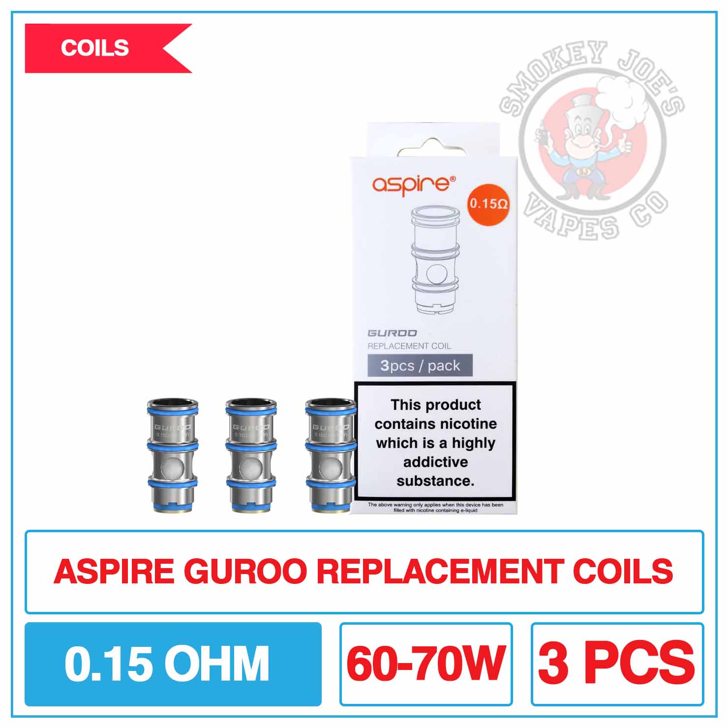 Aspire - Guroo Replacement Coils.