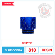 Drip Tip Warehouse - 810 Drip Tip - Blue Cobra | Smokey Joes Vapes Co.