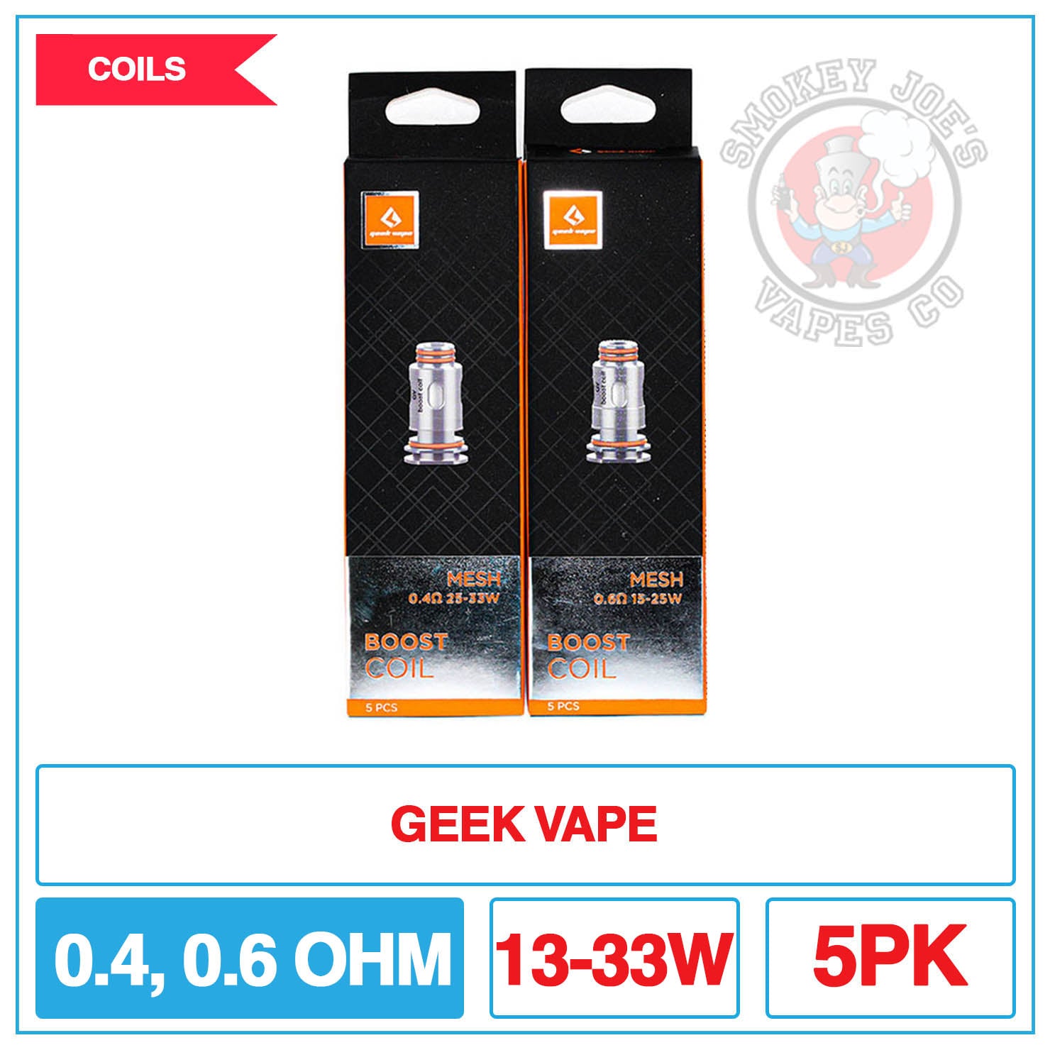 GeekVape Aegis Boost Replacement Coils | Smokey Joes Vapes Co GeekVape Aegis Boost Replacement Coils | Smokey Joes Vapes Co