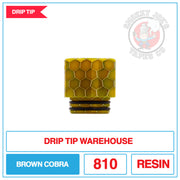 Drip Tip Warehouse - 810 Drip Tip - Brown Cobra |  Smokey Joes Vapes Co.