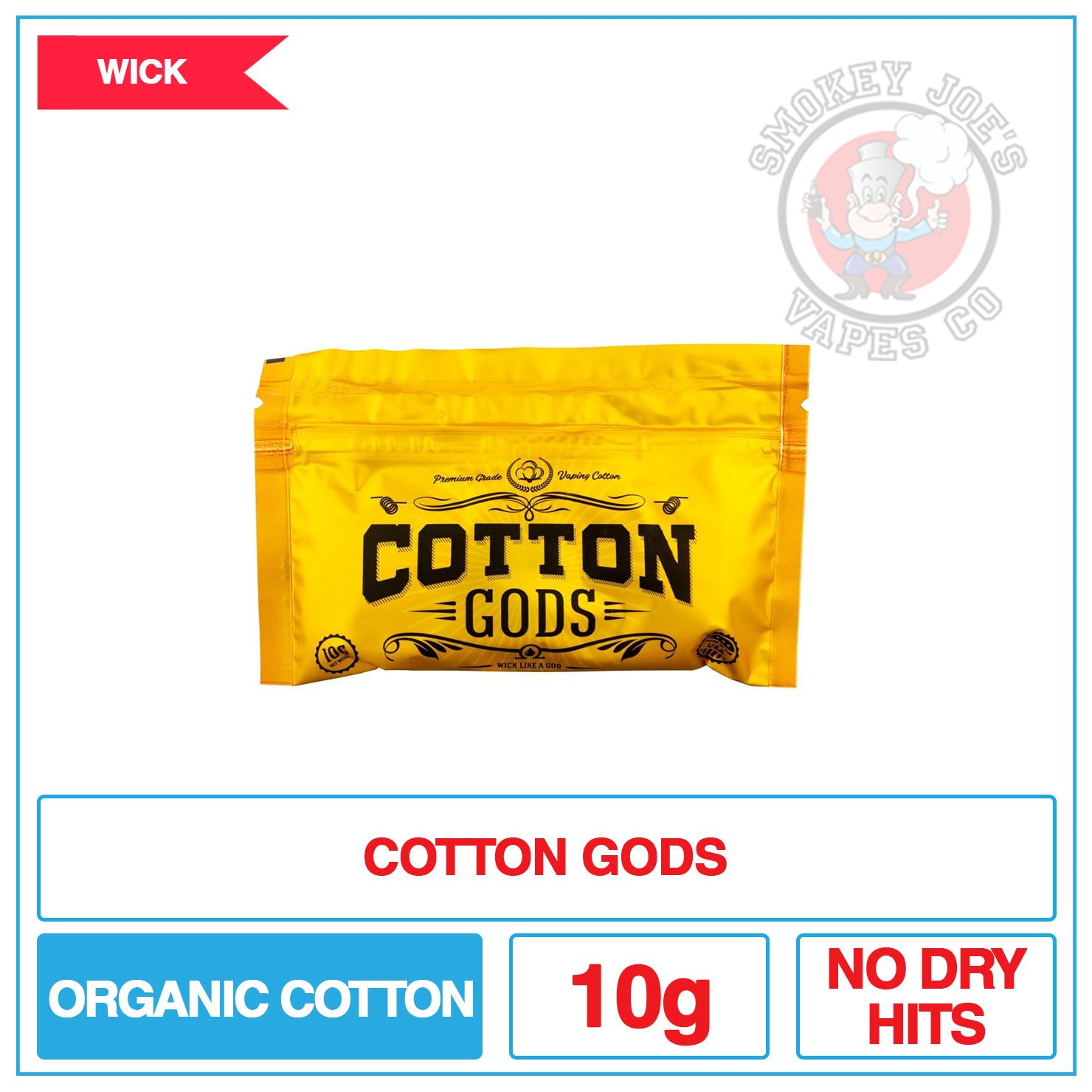 Cotton Gods By God of Vapers | Smokey Joes Vapes Co Cotton Gods By God of Vapers | Smokey Joes Vapes Co
