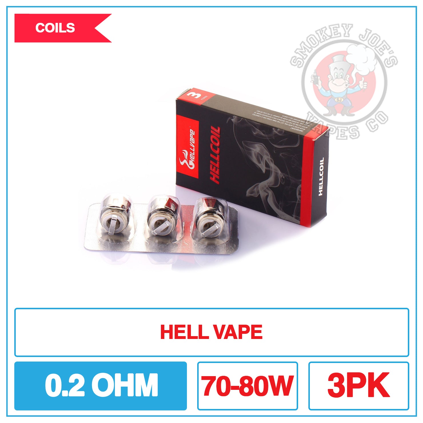 Hell Vape - Hell Coils - Replacement Coils - 3pk | Smokey Joes Vapes Co Hell Vape - Hell Coils - Replacement Coils - 3pk | Smokey Joes Vapes Co