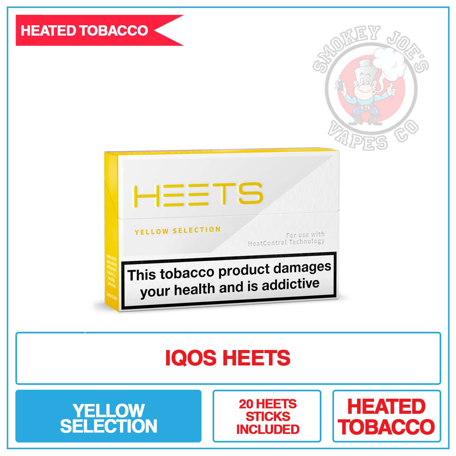 200 Heets Yellow - Shop Heated Tobacco - Miss Morans
