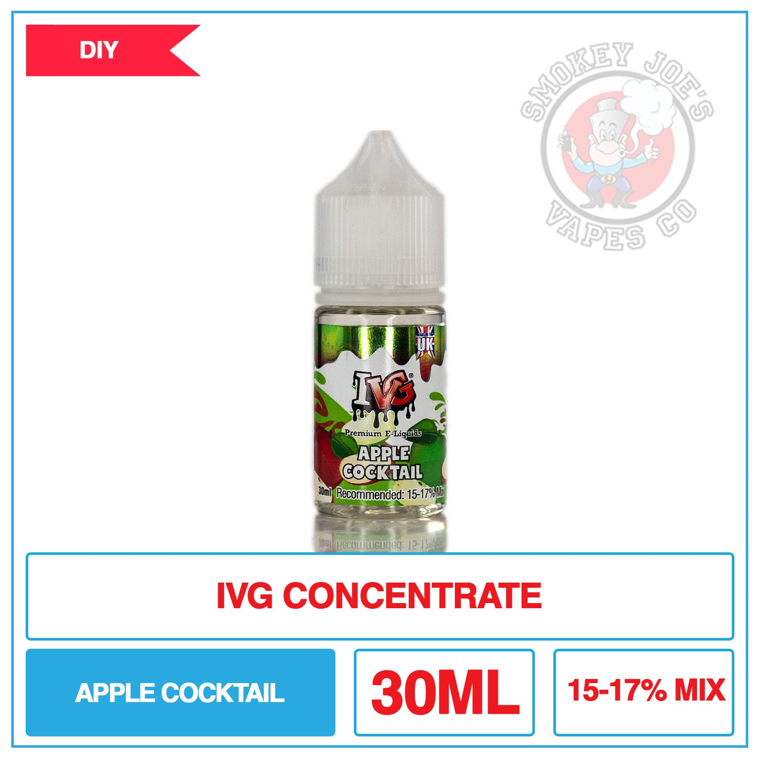 IVG Concentrate - Apple Cocktail 30ml | Smokey Joes Vapes Co IVG Concentrate - Apple Cocktail 30ml | Smokey Joes Vapes Co