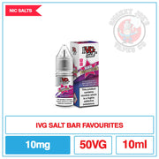 IVG Nic Salt - Bar Favourites - Strawberry Watermelon Bubblegum.