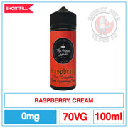 The Kings Cream - Raspberry - 100ml | Smokey Joes Vapes Co.