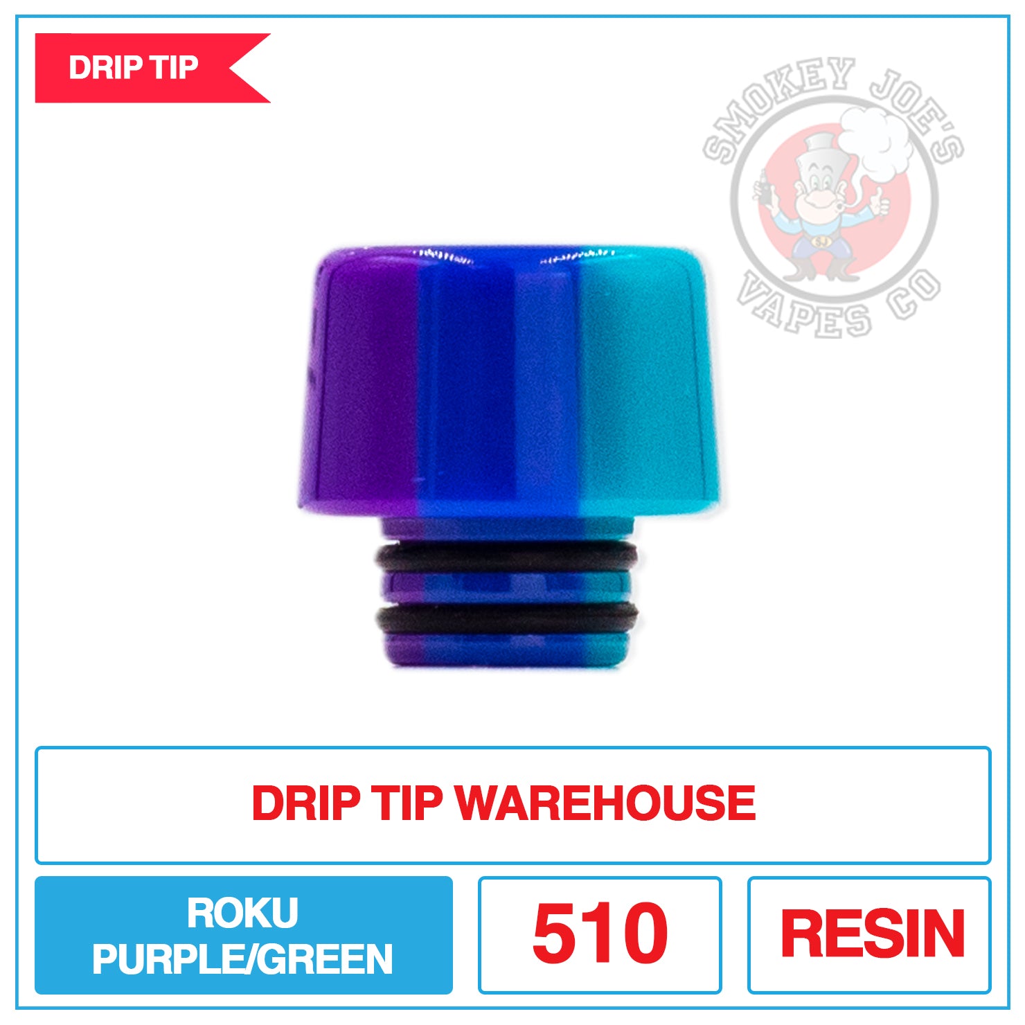 Drip Tip Warehouse - 510 Drip Tip - Roku | Smokey Joes Vapes Co Drip Tip Warehouse - 510 Drip Tip - Roku | Smokey Joes Vapes Co