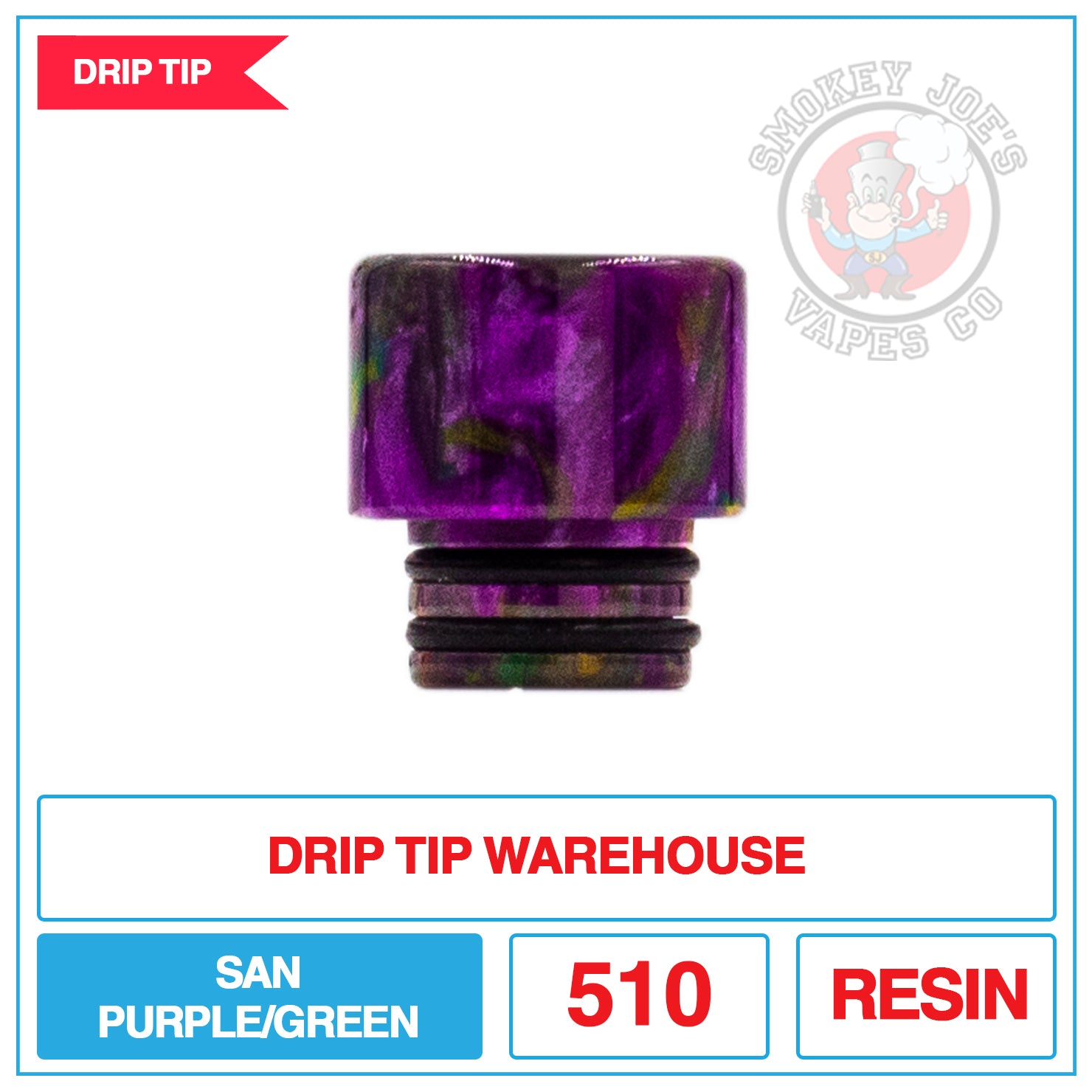 Drip Tip Warehouse - 510 Drip Tip - San | Smokey Joes Vapes Co Drip Tip Warehouse - 510 Drip Tip - San | Smokey Joes Vapes Co