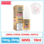 No Frills Salts - Sweet Treats - Lemon Caramel Waffle | Smokey Joes Vapes Co