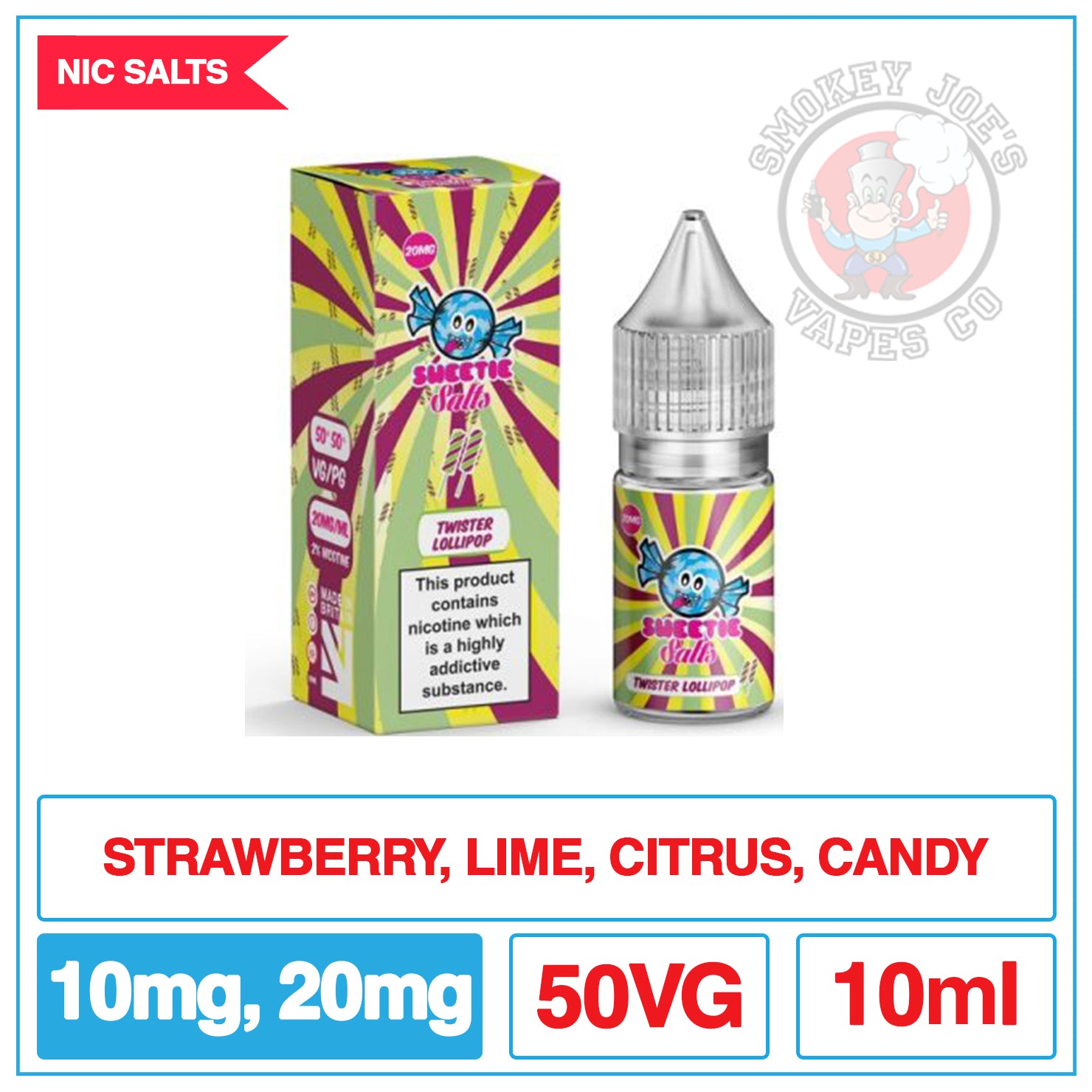 Slushie Salt - Twister Lollipop | Smokey Joes Vapes Co Slushie Salt - Twister Lollipop | Smokey Joes Vapes Co