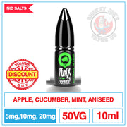 Riot Squad - Punx Salt - Apple Cucumber Mint And Aniseed | Smokey Joes Vapes Co