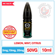 Riot Squad Salts - Lemon Mint | Smokey Joes Vapes Co