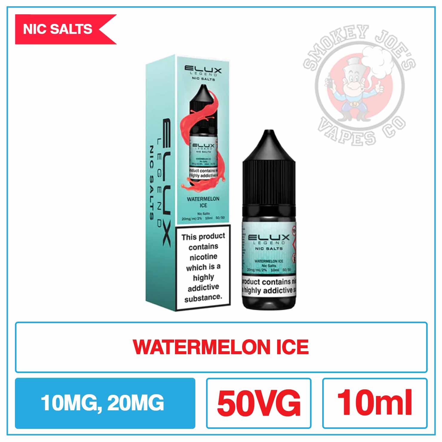 Elux Legend - Nic Salt - Watermelon Ice | Smokey Joes Vapes Co Elux Legend - Nic Salt - Watermelon Ice | Smokey Joes Vapes Co
