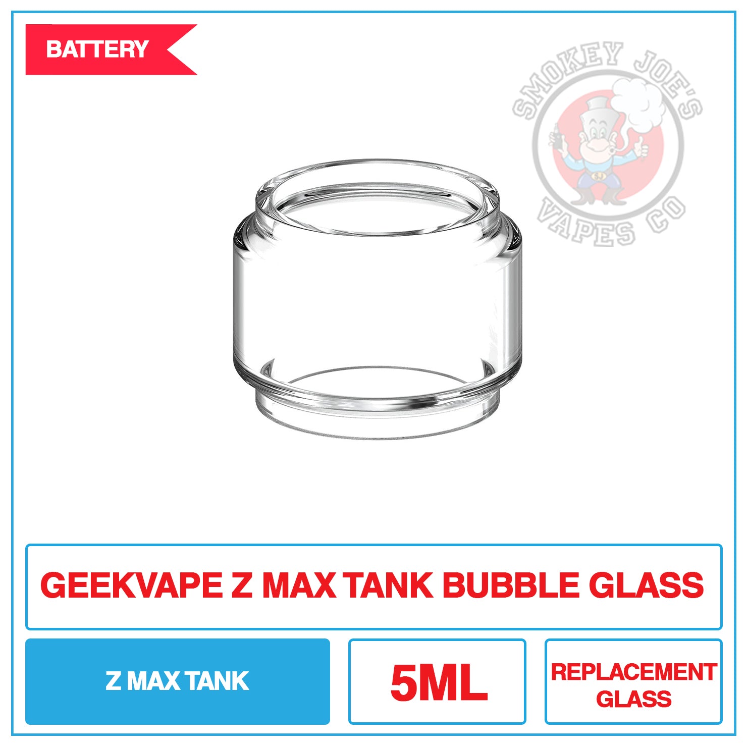 GeekVape Z Max XL Glass | Smokey Joes Vapes Co GeekVape Z Max XL Glass | Smokey Joes Vapes Co