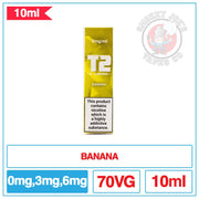 T2 - Banana - 10ml | Smokey Joes Vapes Co.