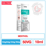 Nvee - Nic salt - Menthol | Smokey Joes Vapes Co.