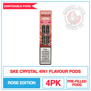 SKE Crystal 4 In 1 - Replacement Pods - Rose Edition