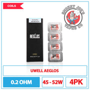Uwell - Aeglos - Replacement Coils - 0.2 Ohm | Smokey Joes Vapes Co