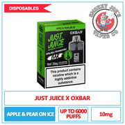 Just Juice - Oxbar RRD Vape Bar - Apple Pear Ice - 10mg | Smokey Joes Vapes Co