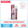 Aroma King Gem Disposable Blackberry Strawberry Blueberry | Smokey Joes Vapes Co 