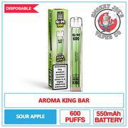 Aroma King - Gem 600 - Sour Apple | Smokey Joes Vapes Co