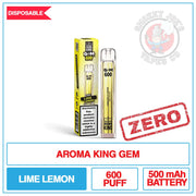 Aroma King - Gem 600 - Lime Lemon - 0mg | Smokey Joes Vapes Co