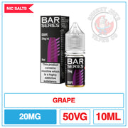 Bar Series Salt - Grape | Smokey Joes Vapes Co