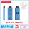 Zeltu X3 - Prefilled Pod - Keep It 100 - Blue slushie Lemonade | Smokey Joes Vapes Co