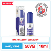 Bar juice 5000 - Nic Salt - Blueberry.