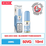 Bar Juice 5000 - Nic Salt - Blueberry Pomegranate | Smokey Joes Vapes Co