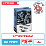 Just Juice - Oxbar RRD Vape Bar - Blue Raspberry - 10mg | Smokey Joes Vapes Co