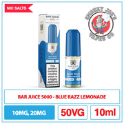 Bar Juice 5000 - Nic Salt - Blue Razz Lemonade | Smokey Joes Vapes Co