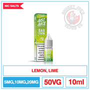 Just Juice - Bar Salt - Lemon And Lime | Smokey Joes Vapes Co