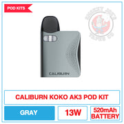 Uwell - Caliburn Koko - AK3 - Pod Kit - Gray | Smokey Joes Vapes Co