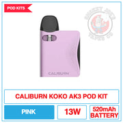 Uwell - Caliburn Koko - AK3 - Pod Kit - Pink | Smokey Joes Vapes Co