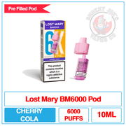 Lost Mary - BM6000 - Cherry Cola - Pre Filled Pod