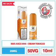 Bar Juice 5000 - Cream Tobacco| Smokey Joes Vapes Co