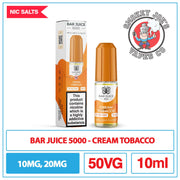 Bar Juice 5000 - Cream Tobacco| Smokey Joes Vapes Co
