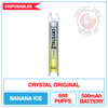 Crystal Original - Banana Ice | Smokey Joes Vapes Co