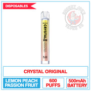 Crystal Original - Lemon Peach Passion Fruit | Smokey Joes Vapes Co